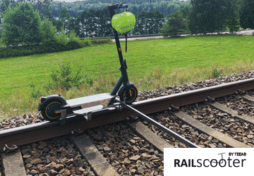 Rail scooter